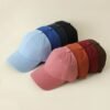 Premium Washed Solid Cotton Baseball Cap - Unisex Classic Adjustable Casual Dad Hat