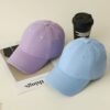 Premium Washed Solid Cotton Baseball Cap - Unisex Classic Adjustable Casual Dad Hat
