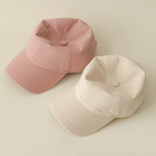 Premium Washed Solid Cotton Baseball Cap - Unisex Classic Adjustable Casual Dad Hat