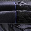 Men's Slim Fit Quilted Lined Wool Blend Mid-Length Overcoat