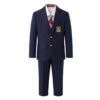 British School Uniform Blazer Set for Boys | Eton Blue Elite 3-Piece Outfit