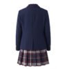 British Prep School Uniform Set | Girls Classic British Style Blazer & Plaid Skirt with Tie