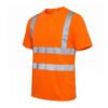 Hi Vis Orange Safety T-Shirt - Reflective Workwear for Construction & Road Safety