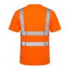 Hi Vis Orange Safety T-Shirt - Reflective Workwear for Construction & Road Safety