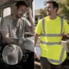 Hi Visibility Short Sleeve Safety T-Shirt - Reflective Workwear for Construction & Road Safety