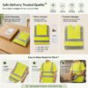 Hi Visibility Short Sleeve Safety T-Shirt - Reflective Workwear for Construction & Road Safety
