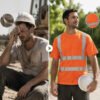 Hi Vis Orange Safety T-Shirt - Reflective Workwear for Construction & Road Safety