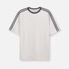 Retro 3-Stripe Crewneck T-Shirt | Casual Streetwear Tee