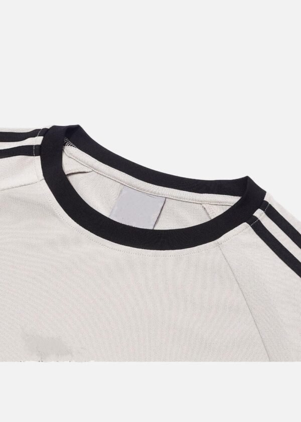 Retro 3-Stripe Crewneck T-Shirt | Casual Streetwear Tee