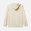 Soft Beige Lightweight Hooded Windbreaker Jacket