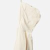 Soft Beige Lightweight Hooded Windbreaker Jacket