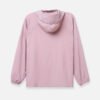 Dusty Pink Lightweight Hooded Windbreaker Jacket