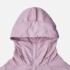 Dusty Pink Lightweight Hooded Windbreaker Jacket