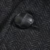 Men's Herringbone Tweed Vest – Classic V-Neck Waistcoat for Business & Casual