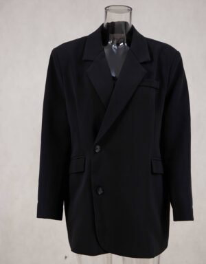 Women's Oversized Black Blazer - Casual & Formal Office Jacket