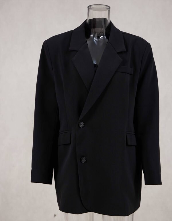 Women's Oversized Black Blazer - Casual & Formal Office Jacket