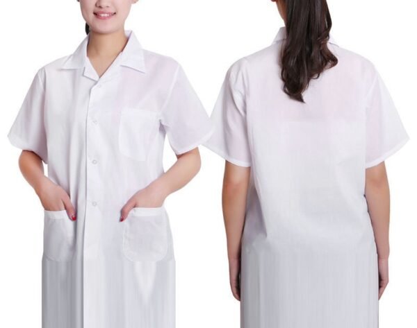 Women's White Lab Coat - Professional Medical Uniform for Nurses & Doctors
