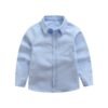 Kids Classic Oxford Cotton Button-Down Shirt - Long Sleeve Casual & Formal Wear