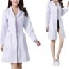 Women's White Lab Coat - Professional Medical Uniform for Nurses & Doctors