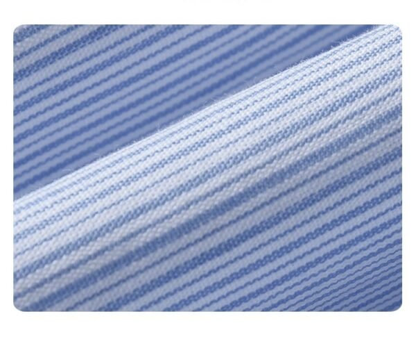 Kids' Blue Striped Dress Shirt with White Collar - School & Formal Wear
