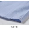 Kids' Blue Striped Dress Shirt with White Collar - School & Formal Wear