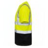 High Visibility Reflective Work T-Shirt | Two Tone Hi Vis Safety Short Sleeve Construction Work Tee