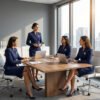 Custom Women Airline Stewardess Uniform Set | OEM Aviation Suit Manufacturer Made in China