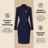 Custom Women Airline Stewardess Uniform Set | OEM Aviation Suit Manufacturer Made in China