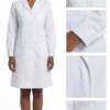 ComfyUI_00001_ Women Tailored White Lab Coat | Professional Long Sleeve Medical Doctor Nurse Uniform