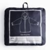 Kids Navy Packaway Waterproof Rain Jacket | Lightweight Hooded Windbreaker