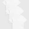 Kids White Cotton T-Shirts 3-Pack | Soft, Durable & Perfect White School Tops
