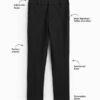 DM_20251209155608_002 Boys Black School Uniform Trousers 2 Pack | Stain Resistant Adjustable Waist Kids Formal Pants
