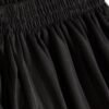 DM_20251209160017_003 2 Pack Kids Black Striped Sports Shorts | Elastic Waist Breathable Boys Casual Running Shorts