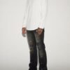 Men’s Curved Hem Long Sleeve T-Shirt – Premium Streetwear Essential