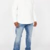 Men’s Curved Hem Long Sleeve T-Shirt – Premium Streetwear Essential