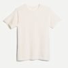 Men's Oatmeal Crew Neck Heavyweight Cotton Short Sleeve T-Shirt | Premium Basic Casual Plain Tee