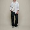 Men's Oatmeal Crew Neck Heavyweight Cotton Short Sleeve T-Shirt | Premium Basic Casual Plain Tee