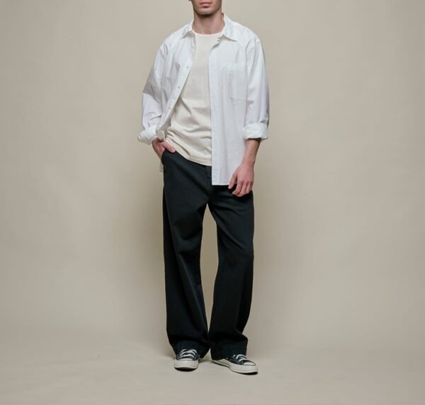 Men's Oatmeal Crew Neck Heavyweight Cotton Short Sleeve T-Shirt | Premium Basic Casual Plain Tee