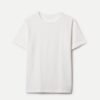 Men's Classic White Crew Neck Heavyweight Cotton Basic Short Sleeve T-Shirt | Casual Everyday Staple Tee