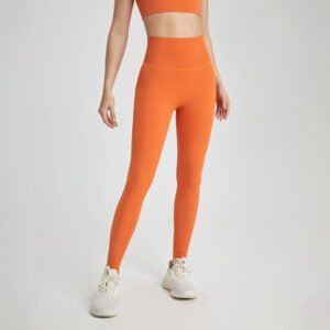 7A Antibacterial High Waist Naked Feel Yoga Leggings Non-Slip Workout Gym Pants