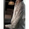 O1CN01cjIHfO1Ntfq5gHsMI_!!2217670711628-0-cib Vintage Hollow Lace Linen Shirt | Old Money Oversized Long Sleeve Blouse for Women