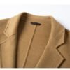 Men's Double Sided Wool Coat Mid Length Business Overcoat