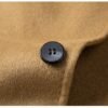 Men's Double Sided Wool Coat Mid Length Business Overcoat