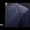 详情_23 Men's Stand Collar Blazer - Casual Slim Fit Printed Suit Jacket in Black/White/Navy