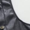 Men's Vintage Suede Double Breasted Waistcoat Formal Lapel Vest With Chain