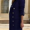 DM_20251225090536_002 Women’s Navy Double-Breasted Longline Coat
