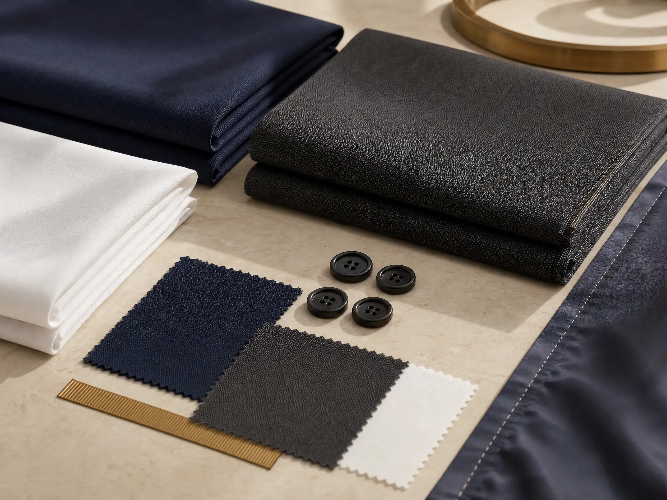 Suit fabric and tailoring options