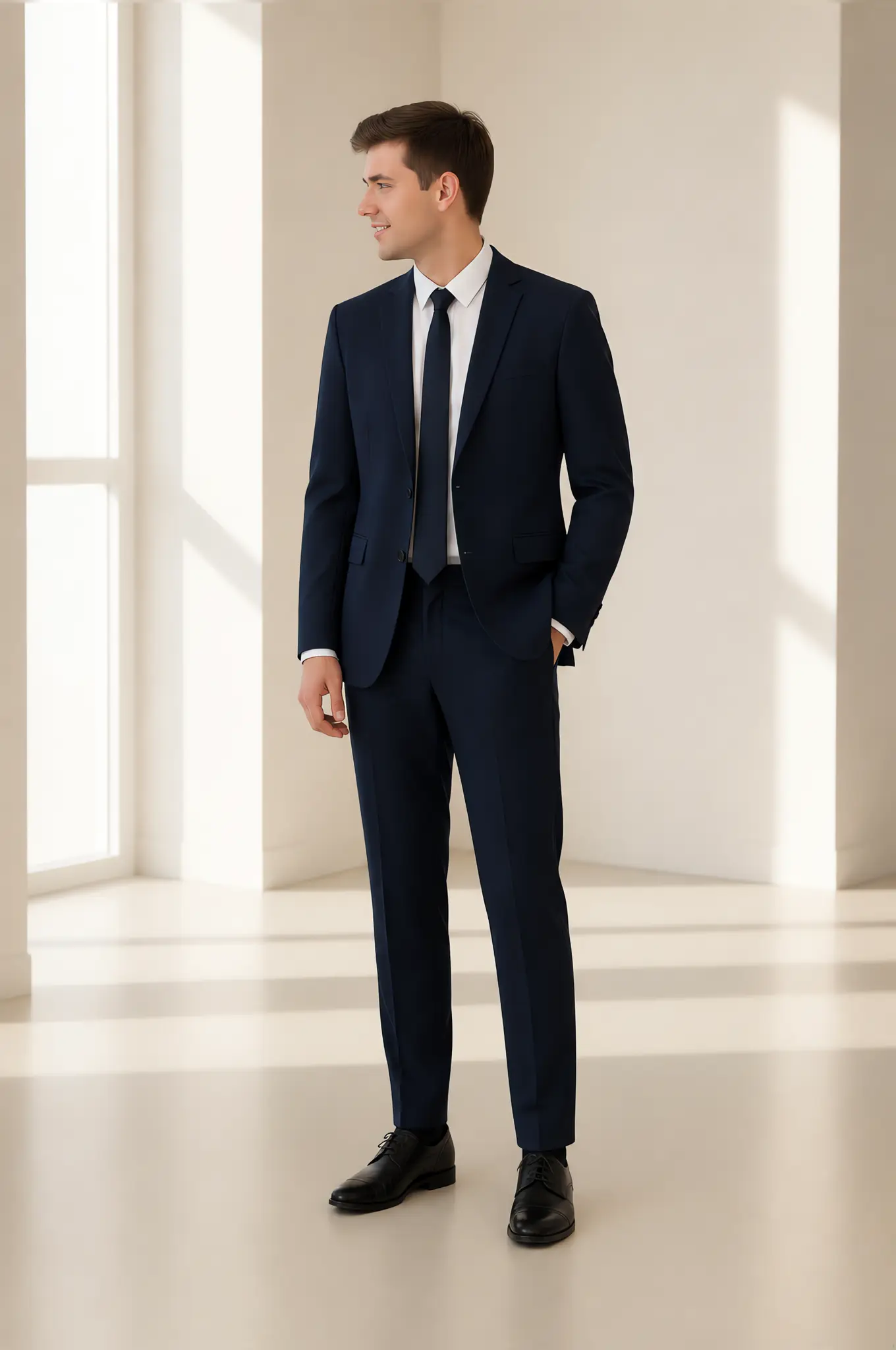 Business suits designed for repeatable bulk production